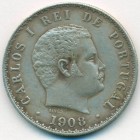 Португалия, 500 реалов 1908 год (AU)
