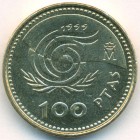Испания, 100 песет 1999 год (AU)