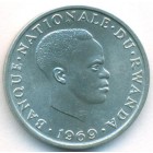Руанда, 1 франк 1969 год (UNC)