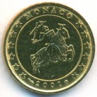 Монако, 10 евроцентов 2001 год (AU)