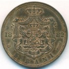 Румыния, 5 баней 1882 год (UNC)