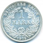 Германия, 1 марка 1915 год G (UNC)