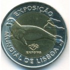 Португалия, 100 эскудо 1997 год (UNC)