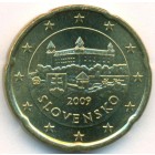 Словакия, 20 евроцентов 2009 год (UNC)