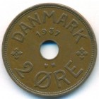 Дания, 2 эре 1937 год