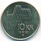 Норвегия, 10 крон 1995 год (AU)