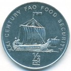 Северная Корея, 1/2 чона 2002 год (UNC)