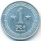 Северная Корея, 1 чон 1959 год (UNC)