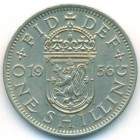 Великобритания, 1 шиллинг 1956 год