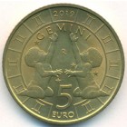 Сан-Марино, 5 евро 2019 год (UNC)