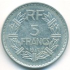 Франция, 5 франков 1947 год