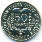 Западно-Африканские Штаты, 50 франков 1997 год (UNC)