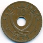 Британская Восточная Африка, 10 центов 1952 год H