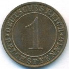 Веймарская республика, 1 рейхспфенниг 1935 год A (AU)