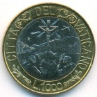 Ватикан, 1000 лир 1999 год (UNC)