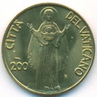 Ватикан, 200 лир 1990 год (UNC)
