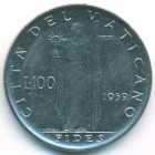 Ватикан, 100 лир 1959 год (AU)