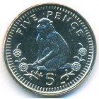 Гибралтар, 5 пенсов 2003 год (UNC)