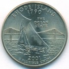 США, 25 центов 2001 год P (UNC)