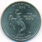 США, 25 центов 2007 год P (UNC)