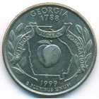 США, 25 центов 1999 год D (UNC)