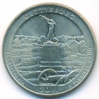 США, 25 центов 2011 год D (UNC)