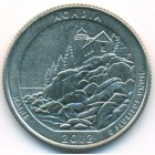 США, 25 центов 2012 год D (UNC)