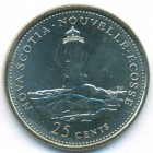 Канада, 25 центов 1992 год (UNC)