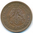 Южная Африка, 1/4 пенни 1958 год