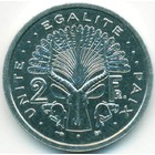 Джибути, 2 франка 1999 год (UNC)