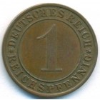 Веймарская республика, 1 рейхспфенниг 1930 год A