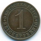 Веймарская республика, 1 рейхспфенниг 1934 год A