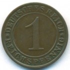 Веймарская республика, 1 рейхспфенниг 1931 год F