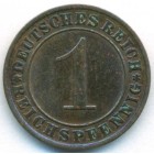 Веймарская республика, 1 рейхспфенниг 1931 год A