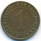 Веймарская республика, 1 рейхспфенниг 1935 год E