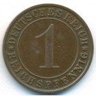 Веймарская республика, 1 рейхспфенниг 1935 год D