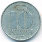ГДР, 10 пфеннигов 1963 год