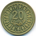 Тунис, 20 миллимов 1996 год (UNC)