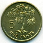 Сейшельские острова, 5 центов 2003 год (UNC)