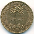 Британская Западная Африка, 2 шиллинга 1947 год H