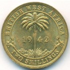 Британская Западная Африка, 2 шиллинга 1942 год KN (UNC)