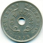Южная Родезия, 1 пенни 1938 год (AU)