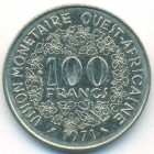 Западно-Африканские Штаты, 100 франков 1971 год