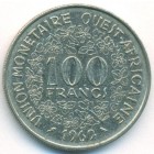 Западно-Африканские Штаты, 100 франков 1969 год