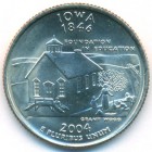 США, 25 центов 2004 год P (UNC)