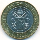Ватикан, 1000 лир 1998 год (UNC)