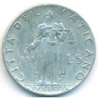 Ватикан, 5 лир 1953 год