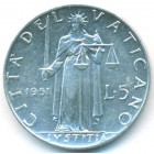 Ватикан, 5 лир 1951 год (AU)