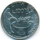 Ватикан, 100 лир 1997 год (UNC)