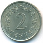 Мальта, 2 цента 1977 год (UNC)